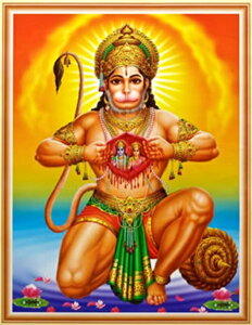 �C���h�̐_�l �n�k�}�[���_�|�X�^�[ B7×1��[004]India God�yHanuman�zPoster B7�y���̐_�z�y���̐_�z�y�킢�̐_�z
