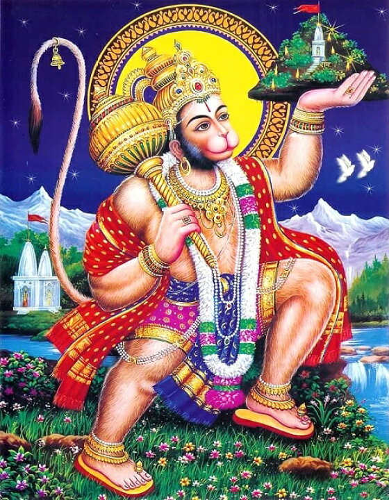 楽天市場 インドの神様 ハヌマーン神お守りカード 1枚 006 India God Hanuman Small Card Charm 猿の神 風の神 戦いの神 インド風水アイテムのｐｒａｎａ
