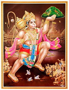 �C���h�̐_�l �n�k�}�[���_�����J�[�h×1��[008]India God�yHanuman�zSmall Card (Charm)�y���̐_�z�y���̐_�z�y�킢�̐_�z