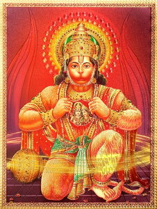 �C���h�̐_�l �n�k�}�[���_�����J�[�h×1��[011]���~�l�[�g���H�ς�India God�yHanuman�zSmall Card (Charm)��The card is laminated.�y���̐_�z�y���̐_�z�y�킢�̐_�z
