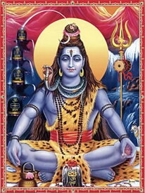 インドの神様 シヴァ神お守りカード×1枚[005]ラミネート加工済みIndia God【Siva】Small Card (Charm)【創造】【破壊】【再生】【瞑想】【芸術】【ヨーガ】【解脱】