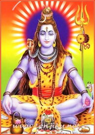 インドの神様 シヴァ神お守りカード×1枚[006]India God【Siva】Small Card (Charm)【創造】【破壊】【再生】【瞑想】【芸術】【ヨーガ】【解脱】