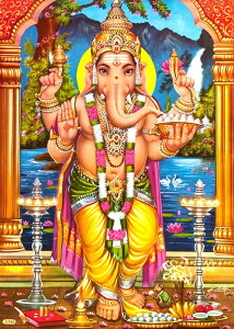 �C���h�̐_�l �K�l�[�V���_�|�X�^�[ B7/L��×1��[022]���~�l�[�g���H�ς�India God�yGanesa�zPoster B7/L��Laminated�y�x�z�y���Ɓz�y�w��z�y�ɉh�z�y�����z�y�Q�O�̒��z