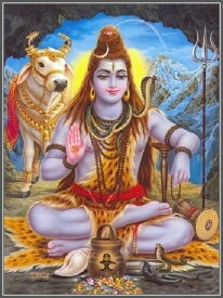 インドの神様 シヴァ神お守りカード×1枚[013]India God【Siva】Small Card (Charm)【創造】【破壊】【再生】【瞑想】【芸術】【ヨーガ】【解脱】
