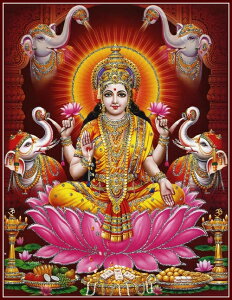 �C���h�̐_�l ���N�V���~�[�_�����J�[�h×1��[018]���~�l�[�g���H�ς�India God�yLaxmi�zSmall Card (Charm)��The card is laminated.�y���z�y�x�z�y�L���z�y�K�^�z�y�����z�y�X�s���`���A���e�B�z