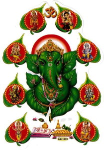 �C���h�̐_�l �K�l�[�V���_�X�e�b�J�[×1��[D-1439S]India God�yGanesa�zSmall sticker (Charm)�y�x�z�y���Ɓz�y�w��z�y�ɉh�z�y�����z�y�Q�O�̒��z