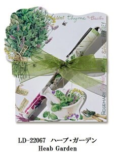 ]fUCА_CJbgm[gpbhSn[uEK[fLissom Design@diecut NotePad SHerb Garden