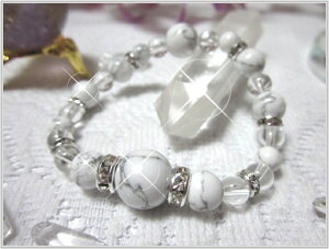 VR΃p[Xg[uXbg ynECgz12-10-8-6mmgpPowerStone Howlite bracelet嗝Β//C/炩/Zbgp[/q[O/Ì//@/IGlM[