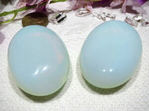 �l�H�΃p���[�X�g�[���I�p���C�g(�R�����I�p�[��)�I�[�o���^ �p�[���X�g�[��PowerStone/GemStoneOpalite/Oval-ShapePalm-Stone�y�`���΁z�y�^�}�S�^�z�y�g�̃o�����X�z�y�����z�y�����S�z�y�\���́z�y