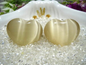 �y�嗱�z�p���[�X�g�[���^���u���l�H�L���b�c�A�C �n�[�g�^ �y�z���z�ԐF�zPowerStone/GemStoneCats-eye Heart-Shape Tamble�yChampagne-Gold�z�y�J�z�y�M���z�y��сz�y���炬�z�y�m���z�y���́z�y������