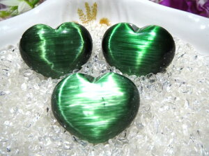 �y�嗱�z�p���[�X�g�[���^���u���l�H�L���b�c�A�C �n�[�g�^ �y�ΐF�i���ȁj�zPowerStone/GemStoneCats-eye Heart-Shape Tamble�yGreen�z�y�J�z�y�M���z�y��сz�y���炬�z�y�m���z�y���́z�y�����́z�y
