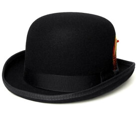 ニューヨークハット 帽子 ボーラーハット フェルトハット New York Hat 5007 Classic Derby クラシック ダービー Black 大きいサイズ メンズ レディース 送料無料 あす楽 春夏秋冬