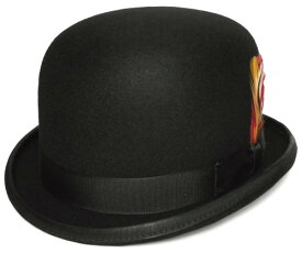 ニューヨークハット 帽子 フエルトハット ボーラーハット New York Hat 5016 The Stan　ザ スタン　Black ダービーハット 大きいサイズ メンズ レディース 男女兼用 あす楽 送料無料