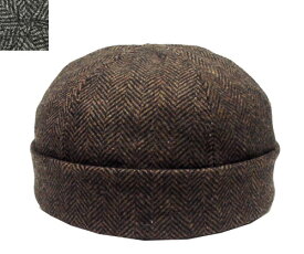 New York Hat ニューヨークハット キャップ #7920 Herringbone Thug ヘリングボーン サグ Brown Gray 帽子 紳士 婦人　メンズ レディース 男女兼用