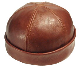 New York Hat ニューヨークハット キャップ #9248 vintage leather Thug ヴィンテージ レザー サグ Brandy 帽子 紳士 婦人 メンズ レディース 男女兼用
