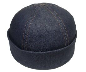 New York Hat ニューヨークハット キャップ #6245 Denim Thug デニム ザグ Blue 帽子 つばなし 紳士 婦人 メンズ レディース 男女兼用