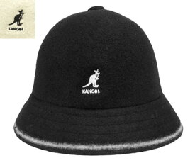 カンゴール KANGOL Stripe Casual Black/Off White Off White/Black 白 黒 バーミューダ カジュアル ストリート 紫外線予防 ハット メンズ レディース