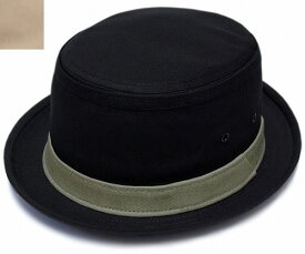 ニューヨークハット New York Hat　3061 COTTON STINGY ポークパイハット コットンスティンジー Black Khakiver.2 ブラック カーキ 帽子 コットン レディース メンズ 男女兼用 大きいサイズ あす楽