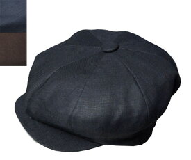 ニューヨークハット New York Hat 6200 LINEN BIG APPLE リネン ビッグアップル Black Navy Brown 帽子 キャスケット メンズ レディース 男女兼用 あす楽