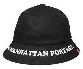 Manhattan Portage マンハッタンポーテージ MP197 BRIM PRINT METRO HAT BLACK サハリハット ストリート メンズ レディース 男女兼用