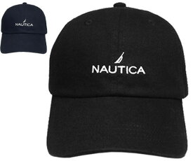 NAUTICA ノーティカ NT040 6P CAP BLACK NAVY コットンキャップ メンズ レディース 男女兼用