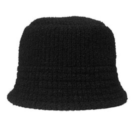 Racal ラカル RL-22-1268 Boucle Knit Bucket Hat BLACK ニットハット 帽子 メンズ レディース 男女兼用 あす楽