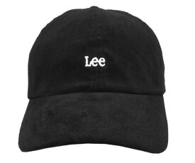 Lee リー LE LOW CAP 16W CORDUROY 100-176314 BLACK カジュアル 帽子 シンプル ロー キャップ メンズ レディース 男女兼用 あす楽
