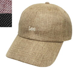 Lee リー LE LOW CAP P SHEET 106-376201 BEIGE PINK BLACK シンプル ロー キャップ メンズ レディース 男女兼用 あす楽