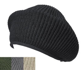 Racal ラカル RL-19-1017WCM Rasta Knit Beret ベレー帽 BLACK GREEN GRAY BEIGE 和紙 メンズ レディース