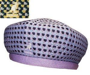 KANGOL �J���S�[�� �x���[�X GEO BOARD BERET DIGITALLAVENDER PINEAPPLE �����Y ���f�B�[�X �j�����p