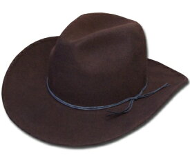 送料無料　New York Hat　ニューヨークハット　フェルトハット　5311　Rough Rider Slouch　ラフライダー　スロッチ　Brown　帽子　フェルト帽子　中折れハット　紳士　婦人　メンズ　レディース　男女兼用　あす楽