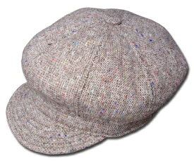 New York Hat　ニューヨークハット　9052　TWEED SPITFIRE　ツイード　スピットファイア　Brown　帽子　キャスケット　紳士　婦人　メンズ　レディース　男女兼用