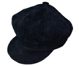 New York Hat（ニューヨークハット） スエードキャスケット #9260 SUEDE SPITFIRE, Black