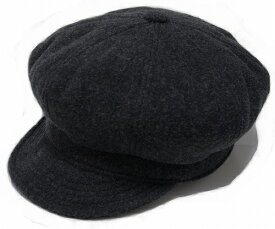 New York Hat（ニューヨークハット） キャスケット #9055 WOOL SPITFIRE, Charcoal