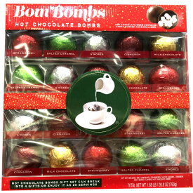 【在庫限り】202209ホットチョコレート 20個入り　5種類ミルクチョコレート　マシュマロ bom BOM BS HOT CHOCOLATEクリスマス　ホームパーティー ギフトカフェ　チョコレート飲料46040　036158