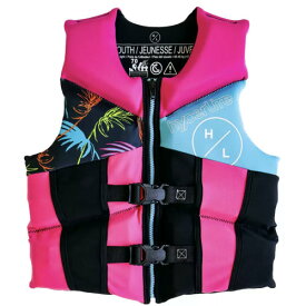 【直送便】202306ハイパーライト ユース フローティング ベスト 女の子用Hyperlite Youth Vest適応体重 約25〜40 kg水泳 海水浴 海 安全子供 キッズ 水遊び スイミングライフジャケット 水中ベスト 軽量ラージアームホール2000580-2