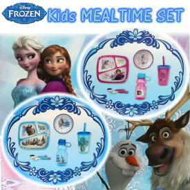 ディズニー アナと雪の女王 食器 6点 セットDisney FROZEN DINNERWARE SET 子供用キッズ 6pc ディナーウェア アソート ランチプリンセス アニメ 映画 エルサ オラフ 水筒食事セット ピンク ブルー アナ雪【smtb-ms】0578677