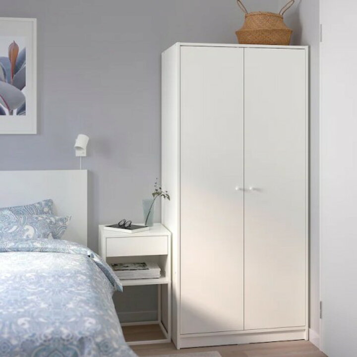 楽天市場】＊202310IKEA KLEPPSTAD クレップスタード ワードローブ 扉2 