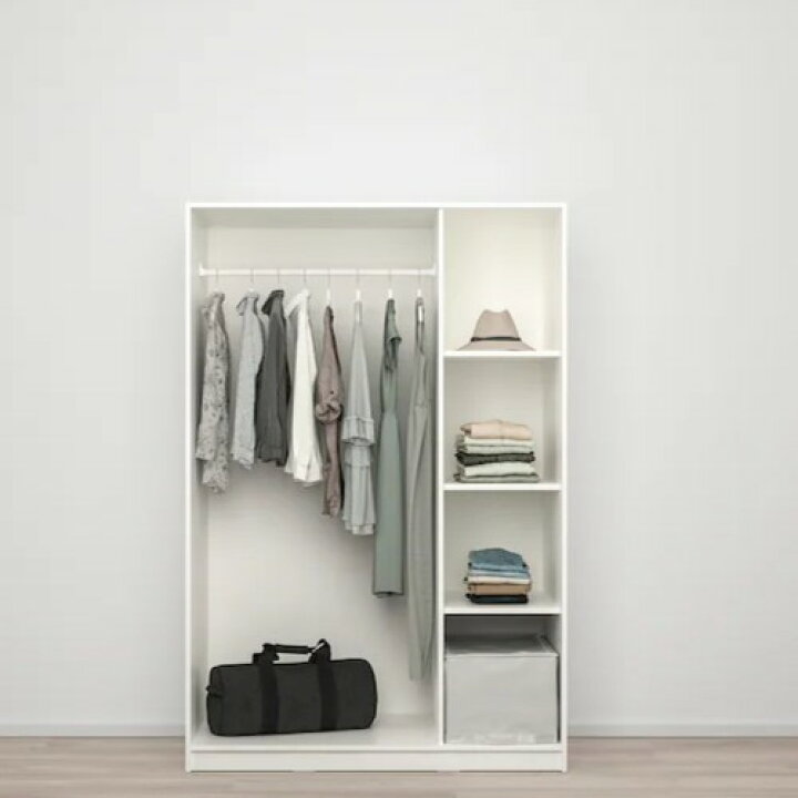 楽天市場】＊202310IKEA KLEPPSTAD クレップスタード ワードローブ 扉3 