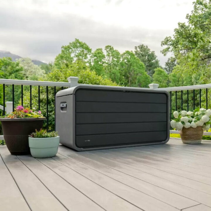 楽天市場】＊202402LIFETIME 165ガロン 750L 屋外収納物置ベンチ型収納 