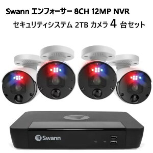 yz202403Swann X GtH[T[ 8CH 12MP NVRZLeBVXe 2TB obg^J4Zbg SWNVK-8900041200f J[Î mNÎ tbVCg Mm ̌m Nm