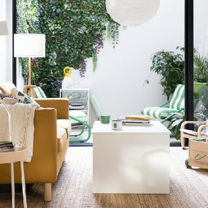 楽天市場】＊IKEA 202404?STAVALL エスタヴァル 調節可能ローテーブル 