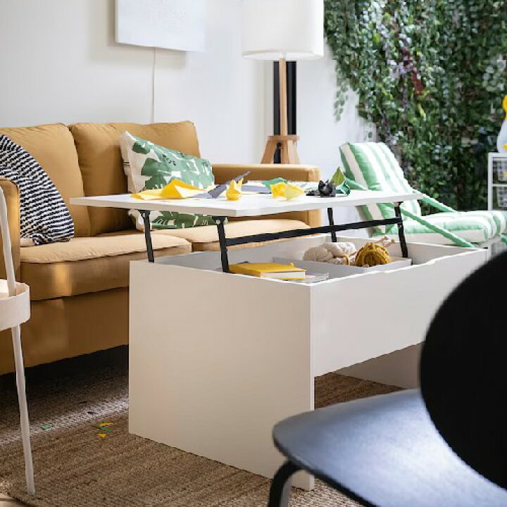 楽天市場】＊IKEA 202404?STAVALL エスタヴァル 調節可能ローテーブル 