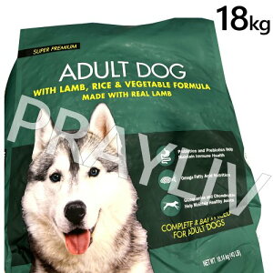 202206KIRKLAND dog food �����p�J�[�N�����h �V�O�l�`���[ �����E���C�X�E�x�W�^�u���X�[�p�[�v���~�A�� �h�b�O�t�[�h 18.14kg ���N�ێ� �����p�����h�{�H�@�I���K���b�_�O���R�T�~�� �R���h���C