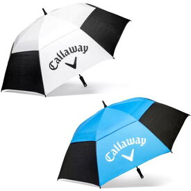 ＊★セール★【1本】【ブルー／ホワイト】202506キャロウェイ 62" ゴルフ傘 Callaway62インチアーク 157.5cm 自動オープン 傘 スポーツ観戦 アウトドア UV 日差し 撥水ポリエステル 耐風設計 UPF50+クリアコーティング 日焼け防止 父の日 1819508