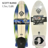 ★セール★＊202602SCOTT BURKE ショートソフト サーフボード 5.8フィート 172cm海 海水浴 マリンスポー…