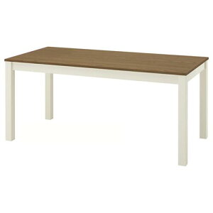 ��202601ALHULT �I�[���t���g �e�[�u�� �x�[�W��/�u���E�� 170x80 cm�A�b�V���� �G���K���X �L�X IKEA �C�P�A������� �V���� �_�C�j���O �������ȒP 506.007.64