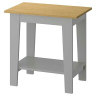 ＃　202601ÄMMARYD エッマリード サイドテーブル グレー 59x40 cmナチュラル 木質素材製 耐久性 IKEA イ…
