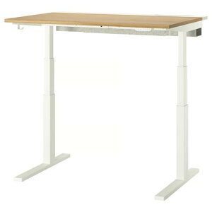 ��202601MITTZON �~�b�c�H�[�� �f�X�N ���~�� 100V �I�[�N�ޓ˂���/�z���C�g 120x80 cm���K �@�\�� ��� �ϋv�� IKEA �C�P�A������� �V���� �P�[�u�����[ �d�� �Փˊ��m995.277.91