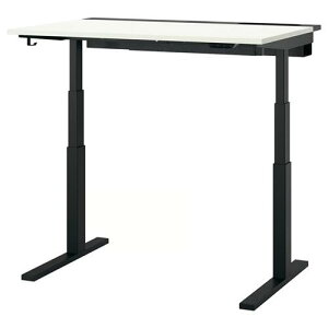 ��202601MITTZON �~�b�c�H�[�� �f�X�N ���~�� 100V �z���C�g/�u���b�N 120x80 cm���K �@�\�� ��� �ϋv�� IKEA �C�P�A������� �V���� �P�[�u�����[ �d�� �Փˊ��m495.275.57